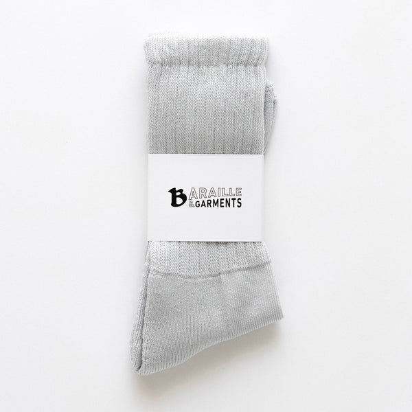 リブソックス | American Sea Island Cotton Rib Socks - BARAILLE