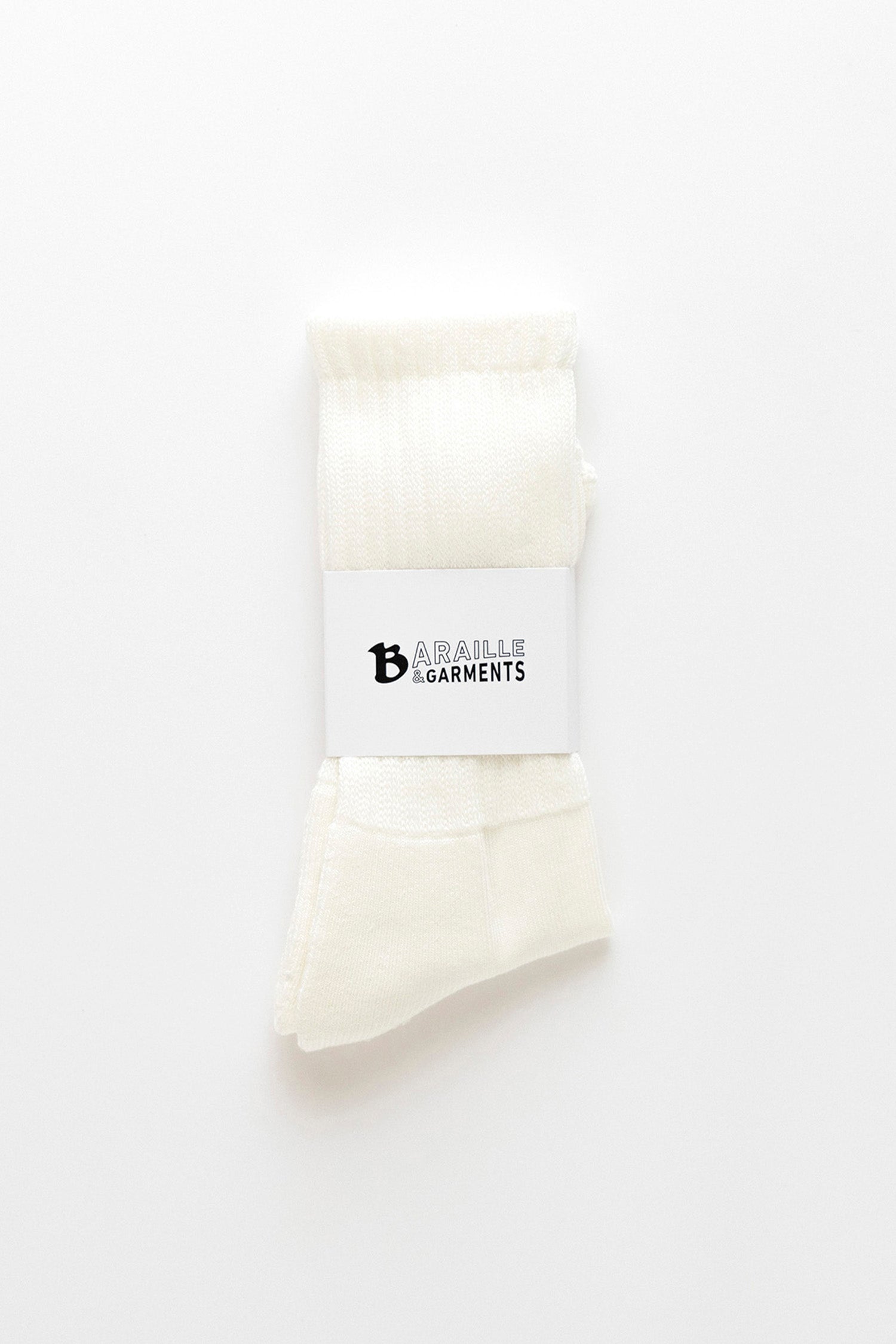 リブソックス | American Sea Island Cotton Rib Socks - BARAILLE 