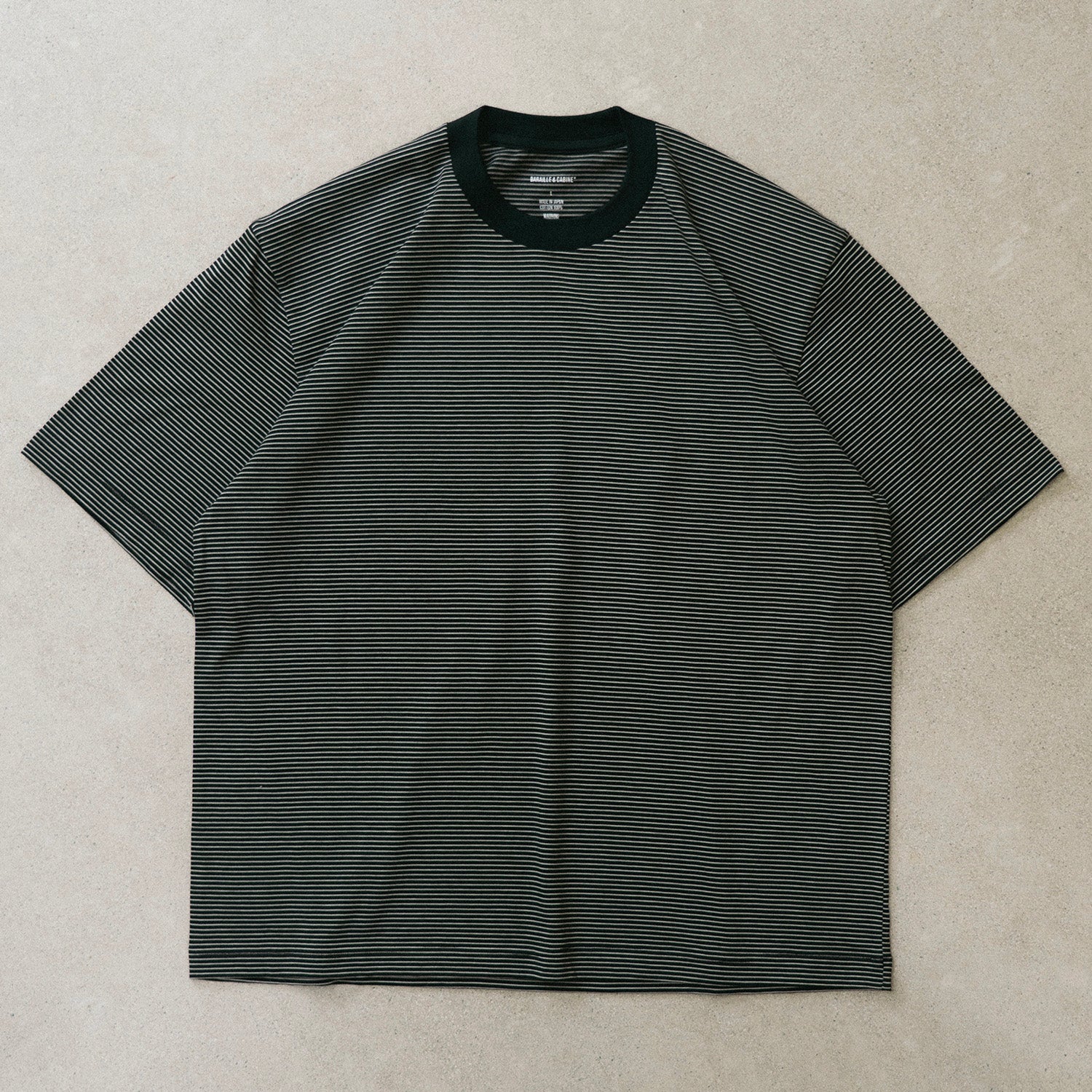 CABINE゜別注マイクロボーダーTシャツ | DEANSTON Border - Tee